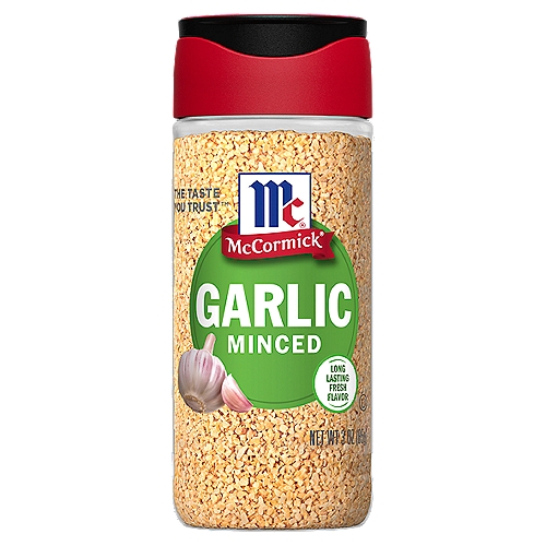 Our Minced Garlic has a smoother, mellower flavor than raw garlic. Use it to add warmth and depth to savory dishes.