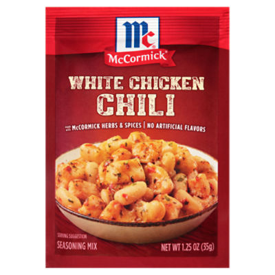 McCormick Chili Seasoning Mix - White Chicken Chili, 1.25 oz