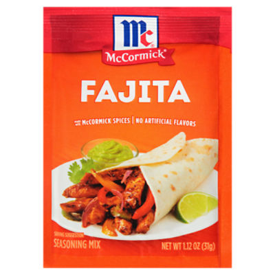 McCormick Fajita Seasoning Mix, 1.12 oz