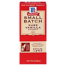 McCormick Small Batch Pure, Vanilla Extract, 2 Fluid ounce