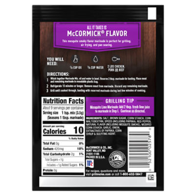 Save on McCormick Grill Mates Seasoning Mesquite Gluten Free Order Online  Delivery