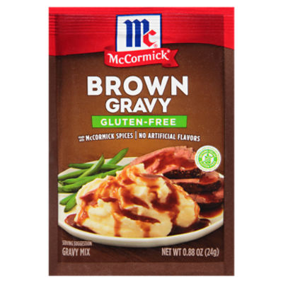 McCormick Brown Gravy Mix - Gluten Free, 0.88 oz