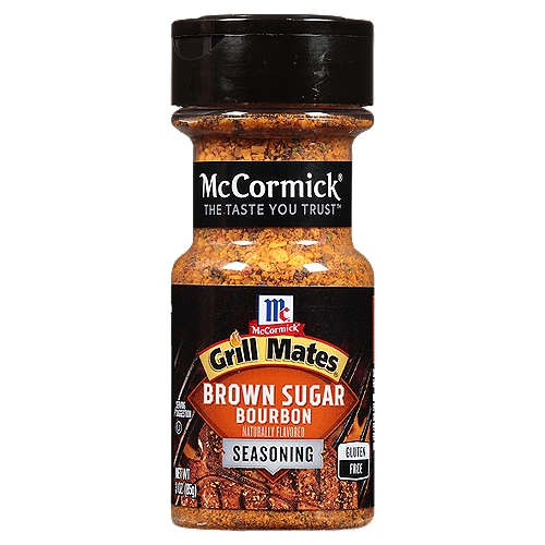 McCormick Grill Mates Brown Sugar Bourbon Seasoning, 3 oz