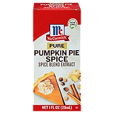 McCormick Pure Pumpkin Pie, Spice Blend Extract, 1 Fluid ounce