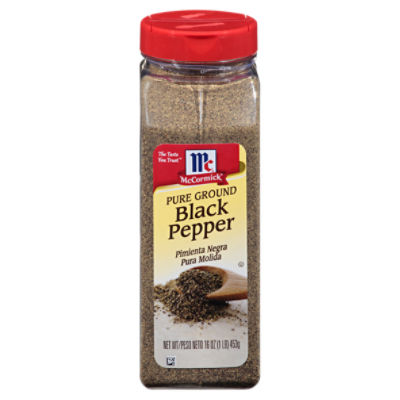 McCormick Pure Ground Black Pepper, 16 oz