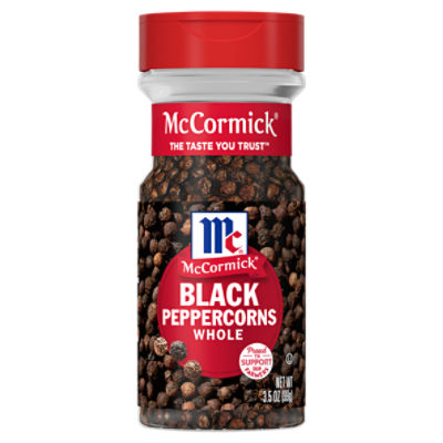 McCormick Black Pepper - Whole, 3.5 oz - ShopRite