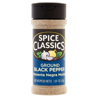Spice Classics Ground Black Pepper, 1.87 oz - The Fresh Grocer
