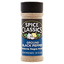 Spice Classics Ground Black Pepper, 1.87 oz, 1.87 Ounce