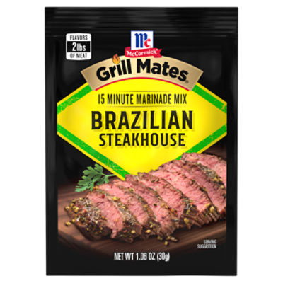 McCormick® Grill Mates® Brazilian Steakhouse Marinade Mix, 1.06 oz - Kroger
