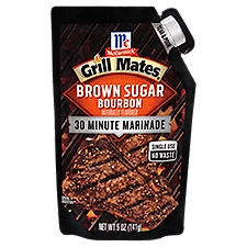 McCormick Grill Mates Brown Sugar Bourbon Single Use, Marinade, 5 Ounce