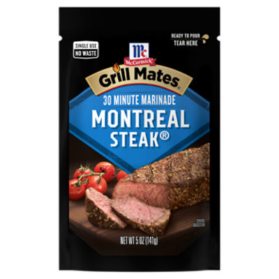 McCormick Grill Mates Montreal Steak Single Use Marinade, 5 oz