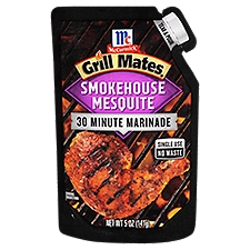 McCormick Grill Mates Smokehouse Mesquite 30 Minute, Marinade, 5 Ounce