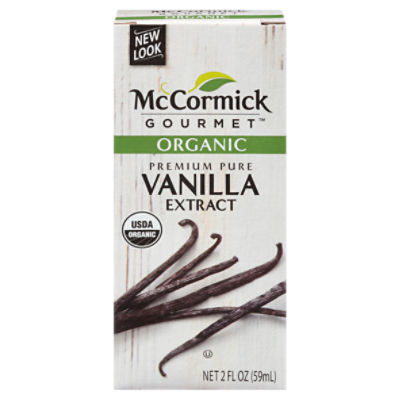 McCormick Gourmet Organic Premium Pure Vanilla Extract, 2 fl oz