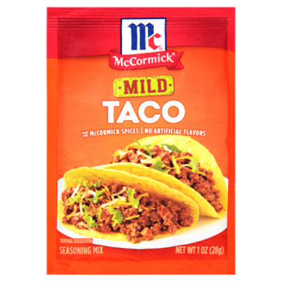 McCormick Taco Seasoning Mix - Mild, 1 oz