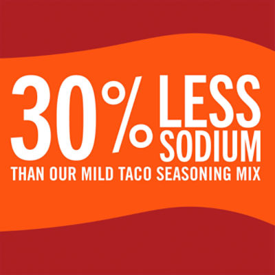 McCormick® 30% Less Sodium Taco Seasoning Mix