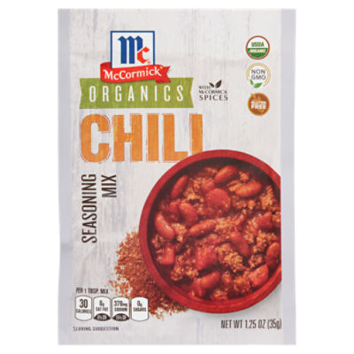 McCormick Organics Chili Seasoning Mix, 1.25 oz