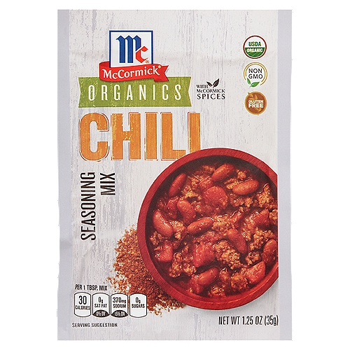 McCormick Organics Chili Seasoning Mix, 1.25 oz