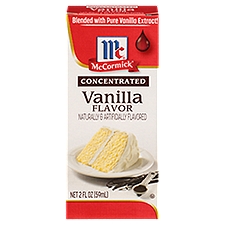 McCormick Concentrated, Vanilla Flavor, 2 Fluid ounce