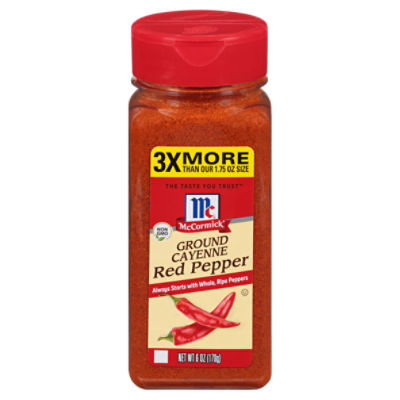 McCormick Ground oz Pepper, 6 Red Cayenne