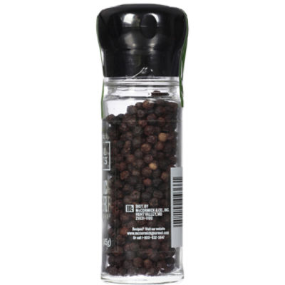 iSpice | Black Pepper Grinder | 18 oz | Gourmet Spice | Kosher | Halal | Robust Flavor