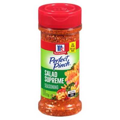 McCormick Perfect Pinch Gluten Free Salad Supreme Seasoning, 4.34 oz, 4.34 Ounce