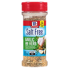 McCormick Salt Free Garlic and Herb Seasoning, 4.37 oz, 4.37 Ounce