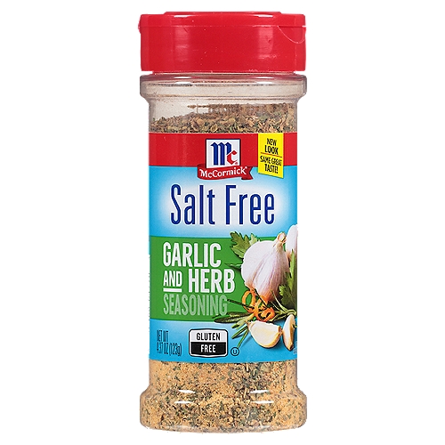 McCormick Salt Free Garlic and Herb Seasoning, 4.37 oz