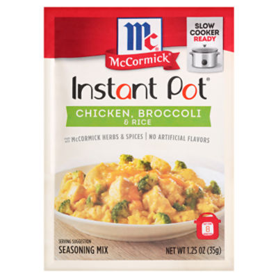 McCormick Instant Pot Seasoning Mix - Chicken, Broccoli & Rice, 1.25 oz