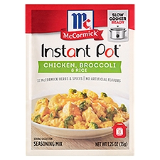 McCormick Instant Pot Chicken, Broccoli & Rice, Seasoning Mix, 1.25 Ounce