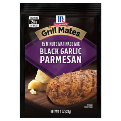 McCormick Grill Mates Marinade Mix - Black Garlic Parmesan, 1 oz