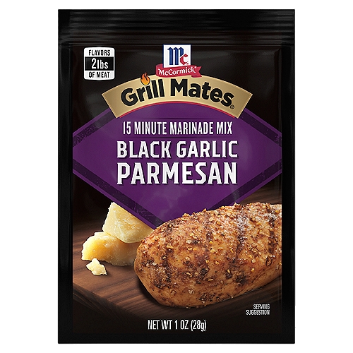 McCormick Grill Mates Marinade Mix - Black Garlic Parmesan, 1 oz