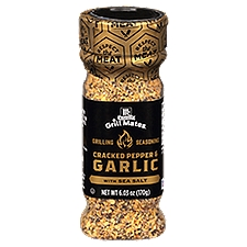 McCormick Grill Mates Cracked Pepper & Garlic with Sea Salt Grilling Seasoning, 6.03 oz, 6.03 Ounce