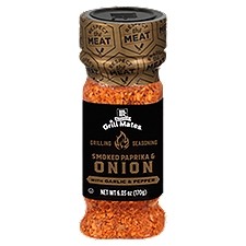 McCormick Grill Mates Smoked Paprika & Onion with Garlic & Pepper Grilling Seasoning, 6.03 oz, 6.03 Ounce