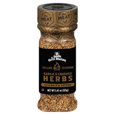 McCormick Grill Mates Garlic & Crushed Herbs Seasoning, 5.47 oz