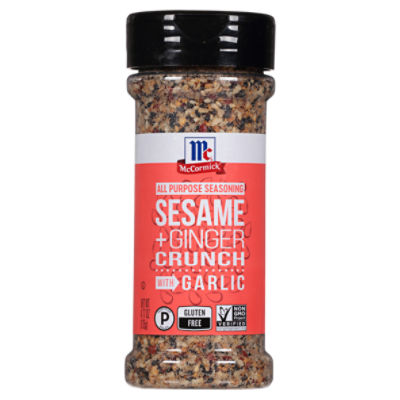 McCormick Sesame and Ginger Crunch with Garlic All Purpose Seasoning, 4.77 oz