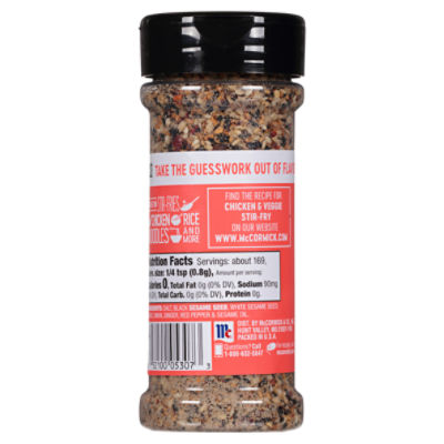 McCormick Sesame and Ginger Crunch with Garlic All Purpose Seasoning, 4.77  oz