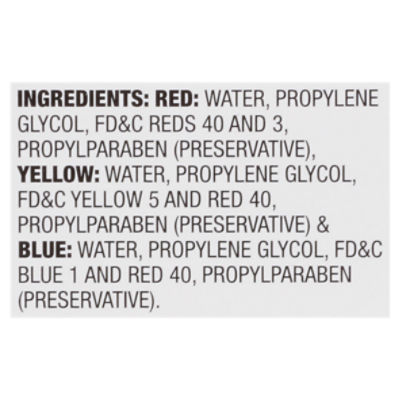 Mccormick Food Color & Egg Dye, Neon - 4 pack, 0.25 fl oz vials