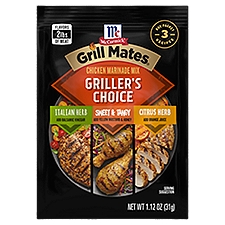 McCormick Grill Mates Griller's Choice Chicken Marinade Mix, 1.12 oz