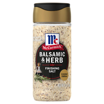 McCormick Balsamic & Herb Finishing Salt Limited Edition, 4 oz