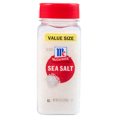 McCormick Sea Salt Value Size, 13.5 oz