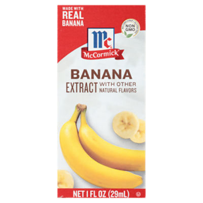 McCormick Banana Extract With Other Natural Flavors, 1 fl oz, 1 Fluid ounce