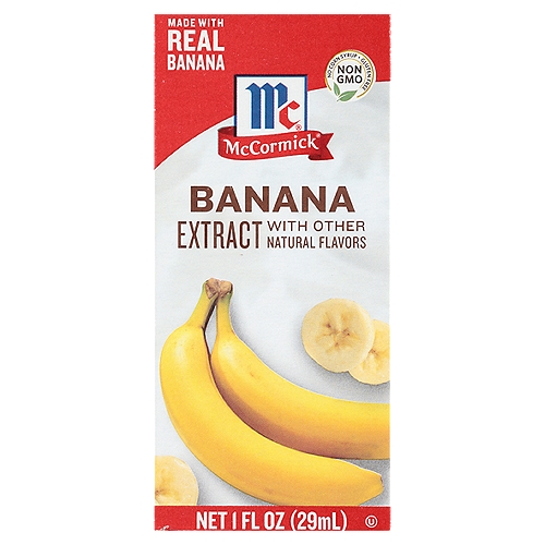 McCormick Banana Extract With Other Natural Flavors, 1 fl oz