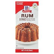 McCormick Other Natural Flavors, Rum Extract, 1 Fluid ounce