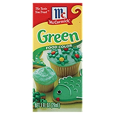 McCormick Green Food Color, 1 Fluid ounce