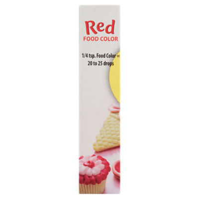 Mc Cormick Food Color, Red - 1 fl oz bottle