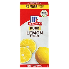 McCormick Pure Lemon Extract, 2 fl oz, 2 Fluid ounce
