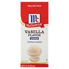 McCormick Clear, Vanilla Flavor, 2 Fluid ounce
