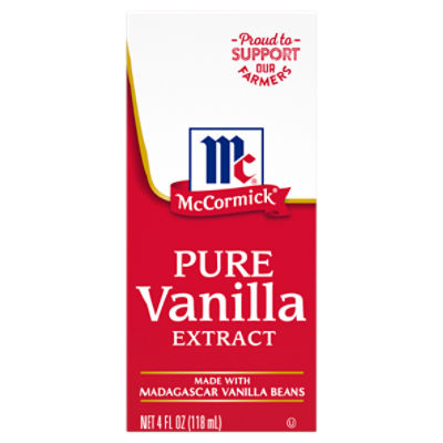McCormick All Natural Pure Vanilla Extract, 4 fl oz