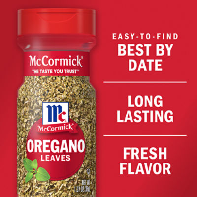 McCormick Oregano Leaves, 1.37 oz