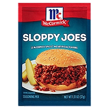McCormick Sloppy Joes Seasoning Mix, 1.31 oz, 1.31 Ounce